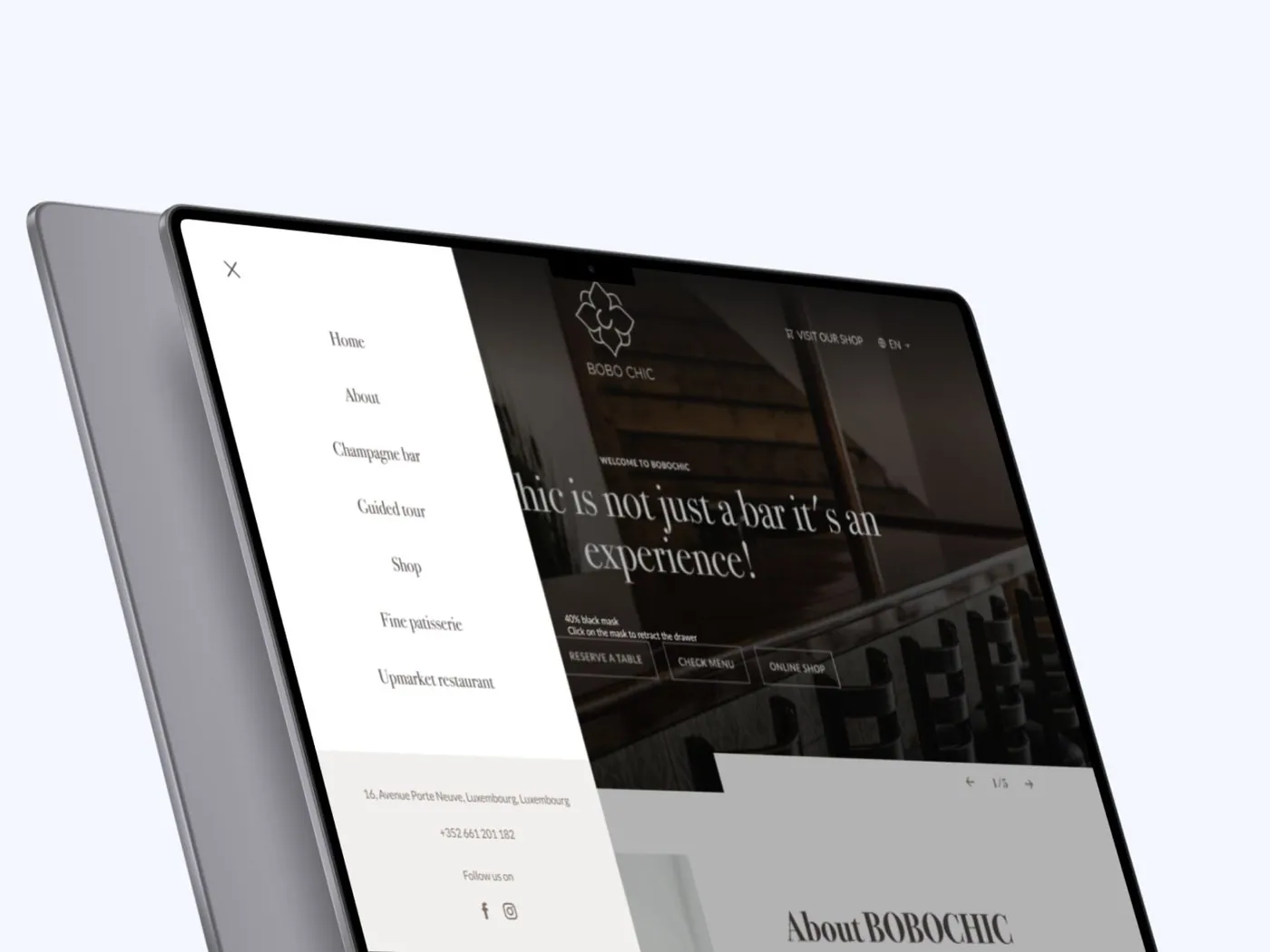 Bobochic Webseite