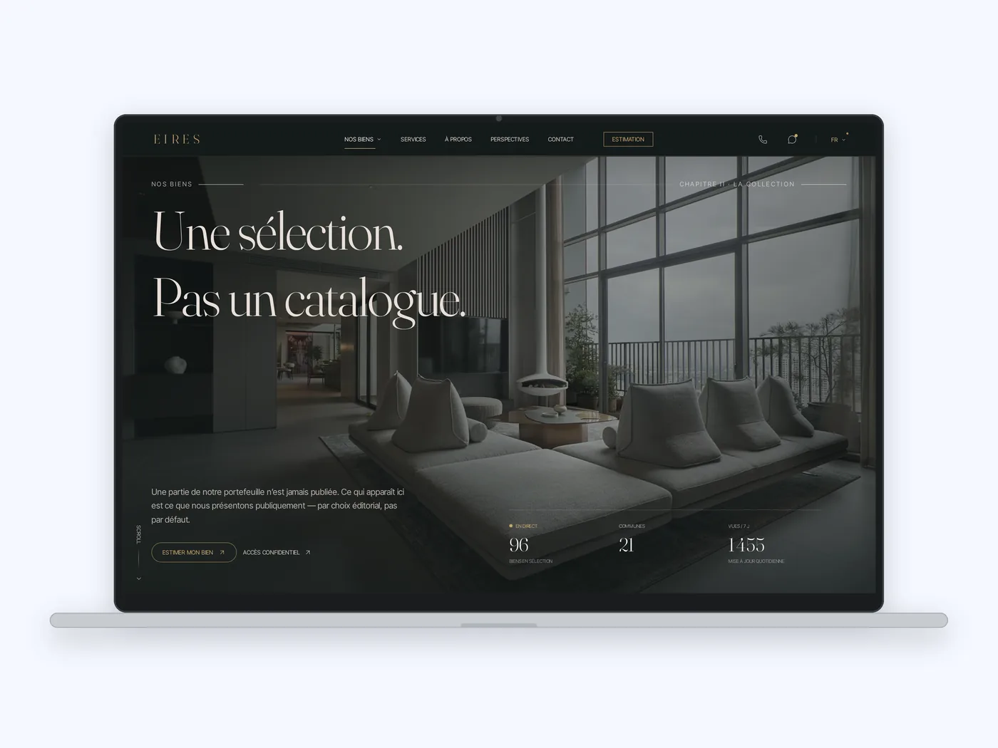 Ansicht 2 der Website EIRES