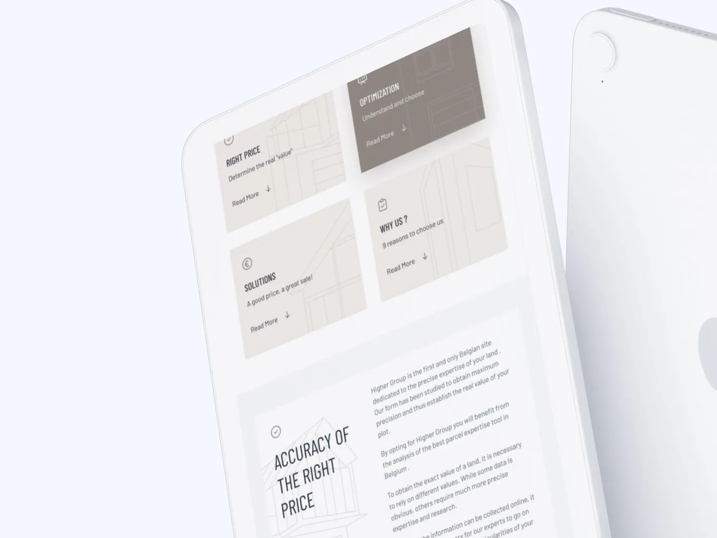 Highergroup-Webseite