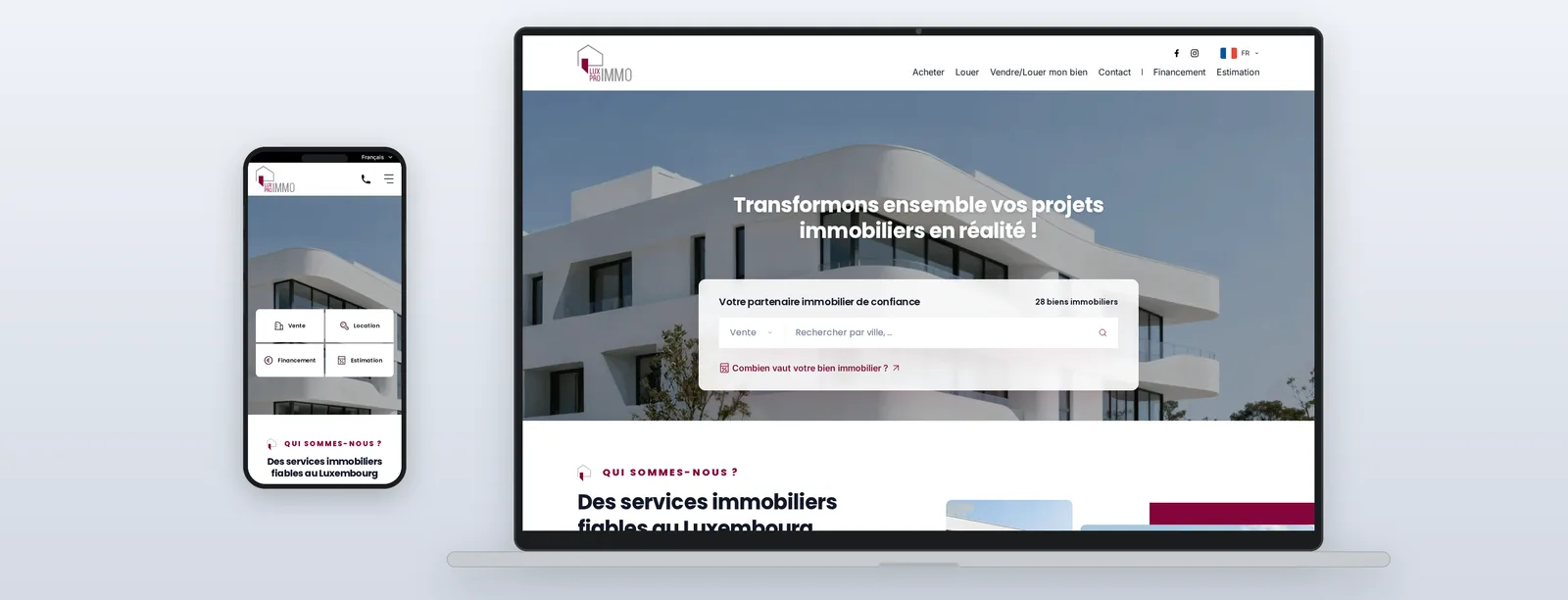 Startseite von Lux-Pro-Immo