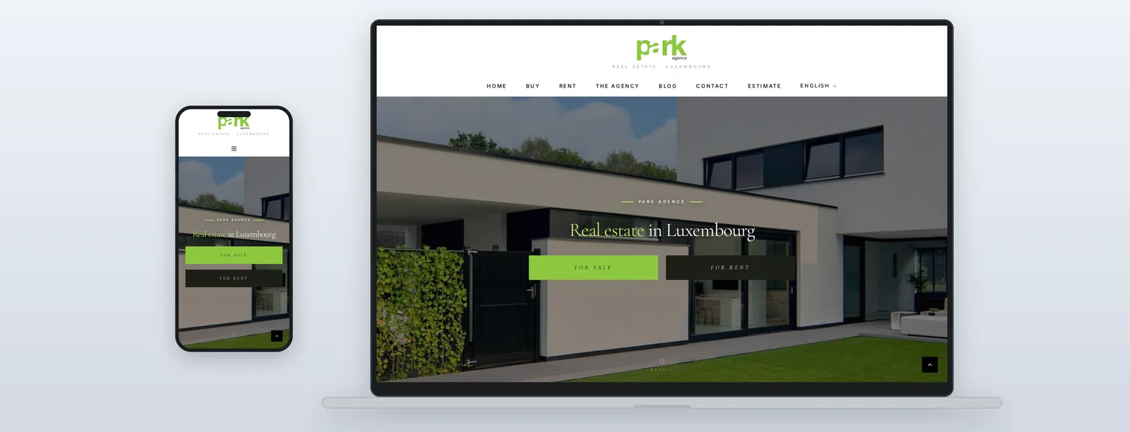 Startseite von Park Agence