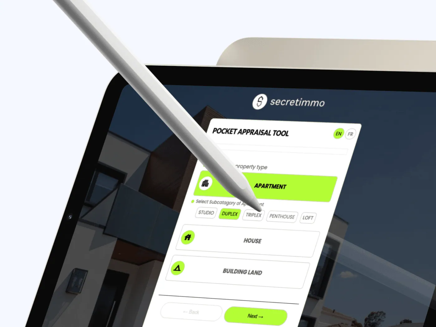 Secretimmo website