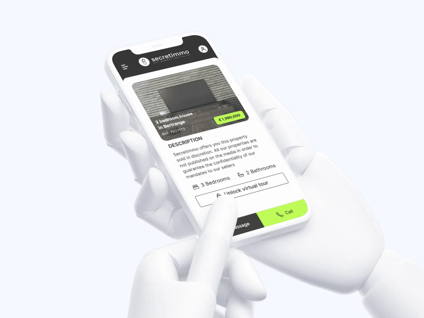 Secretimmo website