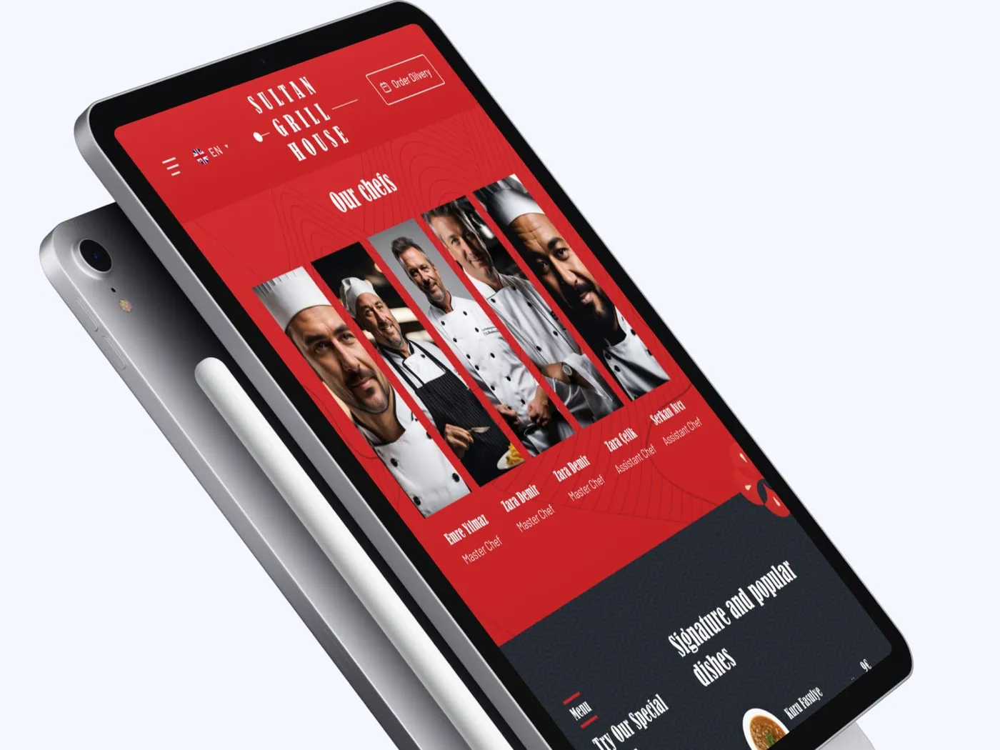 Sultan Grill House Website