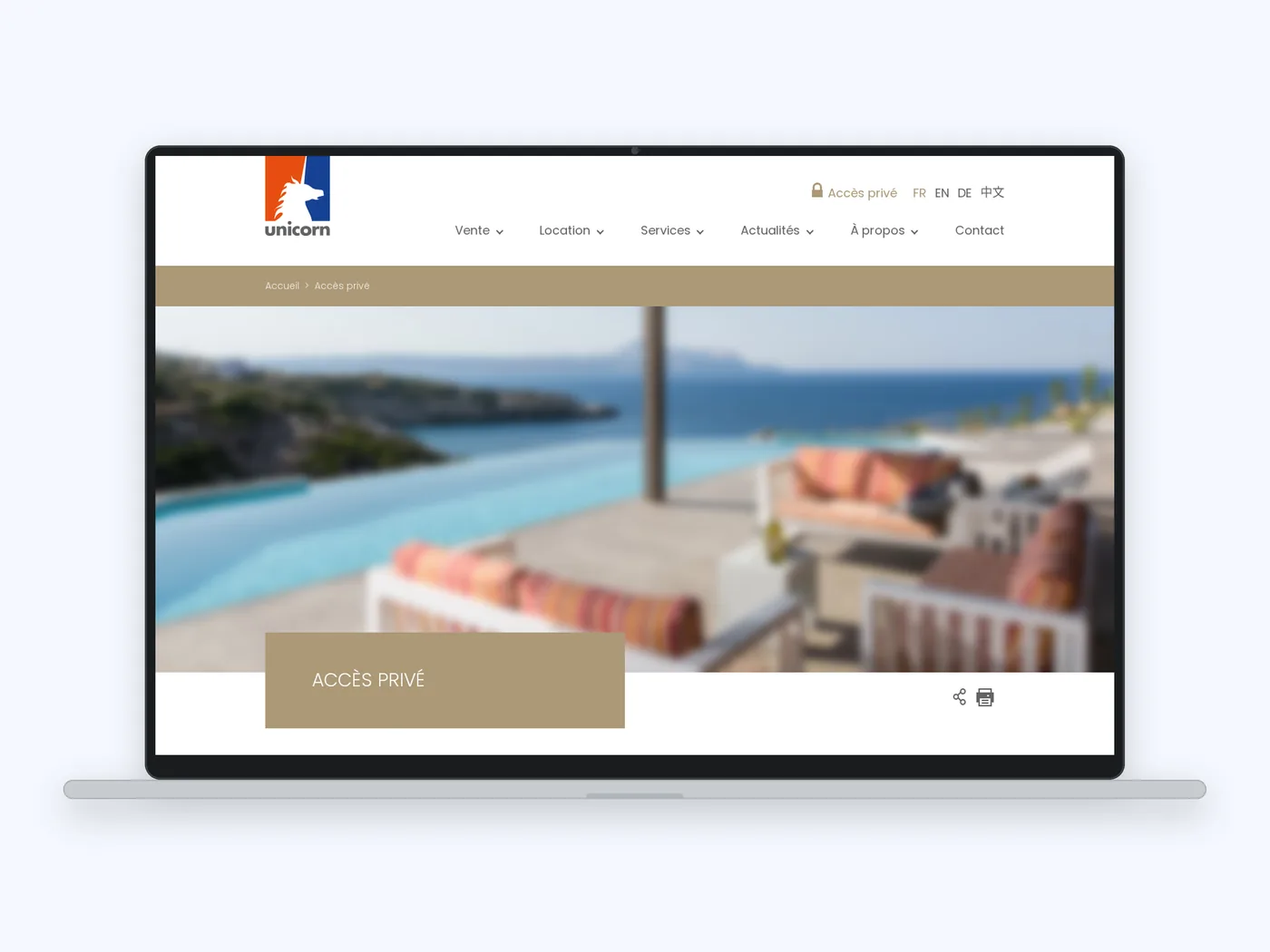 Unicorn Real Estate website screen 4